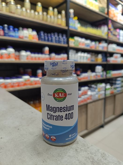 Kal magnesium citrate 400 mg 60 tablets
