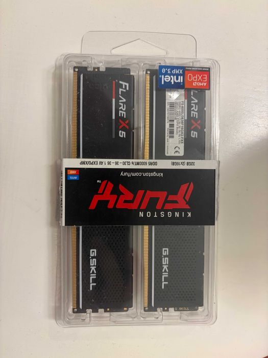 RAM памет 32GB(2X16) 6000 mhz KINGSTON Fury Flare X5