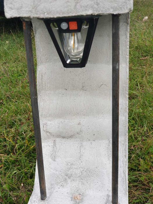 Lampa solară cu senzor de mișcare, iluminat exterior, nouă, rezistenta