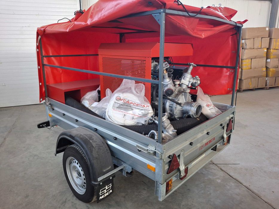 Мотопомпа на бензиновом двигателе