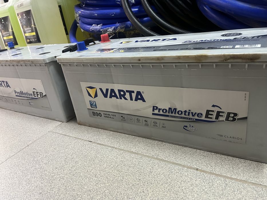 Аккумуляторы 190 Ач Б/У.  Varta EFB! ГАРАНТИЯ