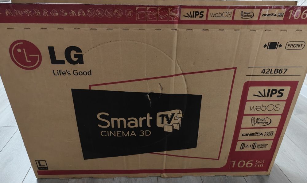 LG 42LB673V — Smart TV 42" Cinema 3D | webOS | IPS
