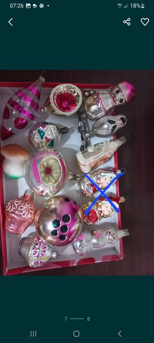 СССР елочные игрушки,много их,см.все фото