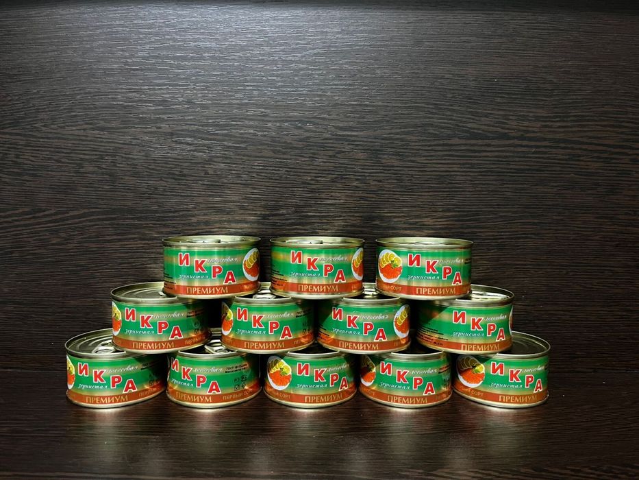 Красная икра кеты