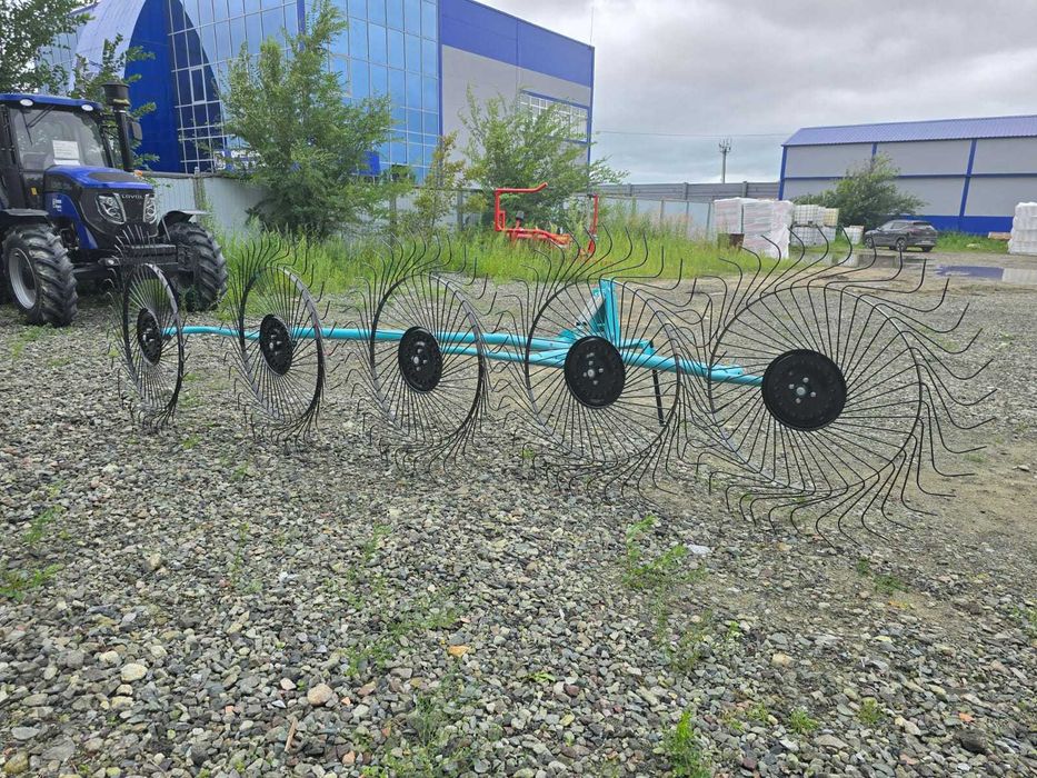 Грабли-ворошилки OGR, 5 колес сгребания