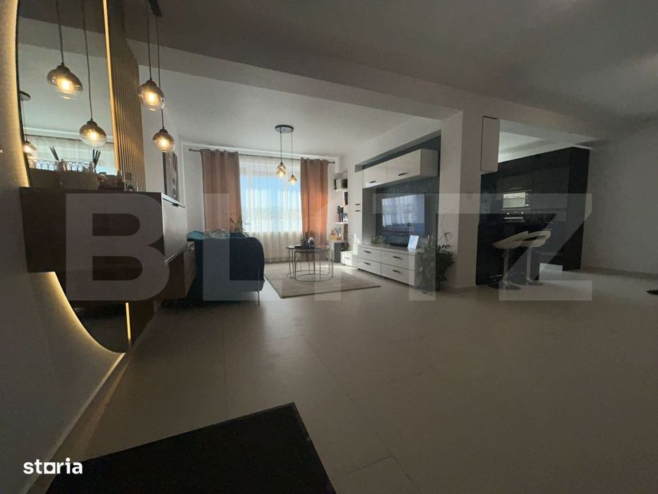 Apartament tip duplex, 100 mp, 4 camere, mobilat modern, curte + parca — fotografia 2