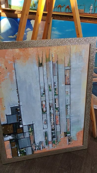 Абстракция маслом - 80.000