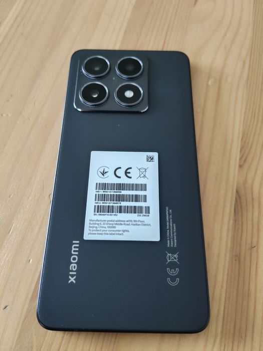 Telefon  Xiaomi 14T, 12GB RAM, 256GB, Titan Black, Garanție 10.11.2026