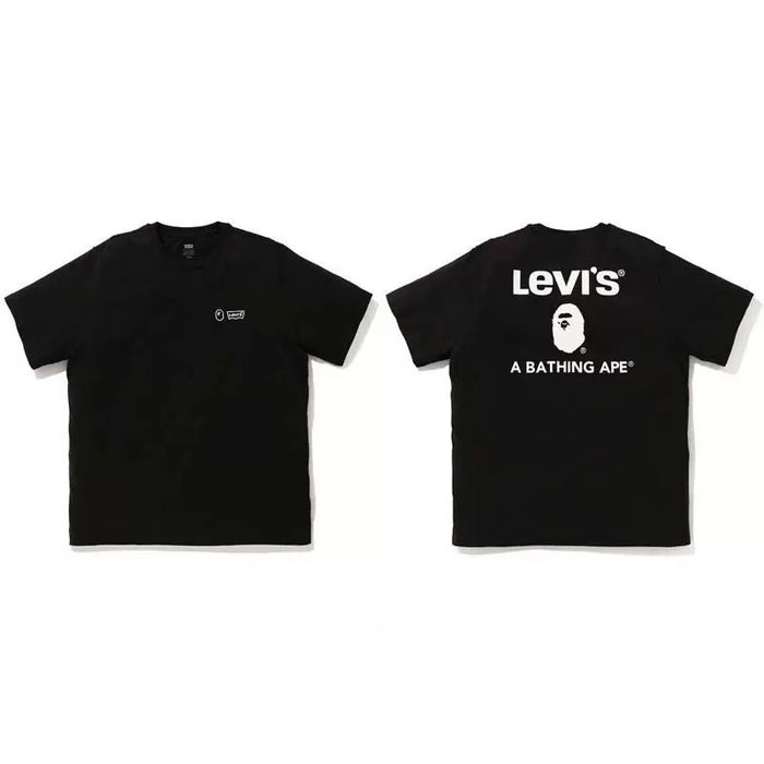 Футболки Bape (A Bathing Ape) 3 вида, X Levi’s x heron preston