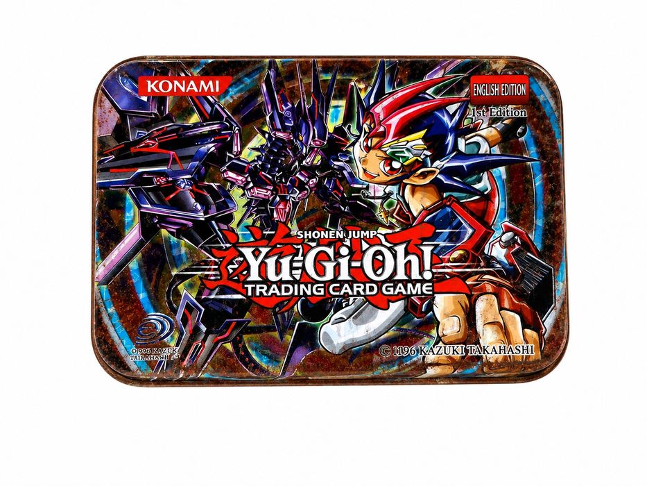 Yu-Gi-Oh! метална кутия + карти в отлично състояние