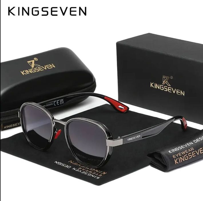 Луксозни Поляризирани Слънчеви Очила KINGSEVEN – Бизнес Стил + Пълен Комплект