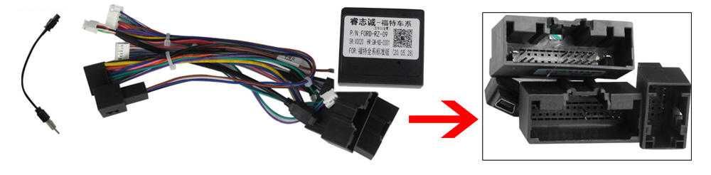 Navigatie Android 14 Ford Kuga 2 Escape 3 Waze YouTube CarPlay +CAMERA