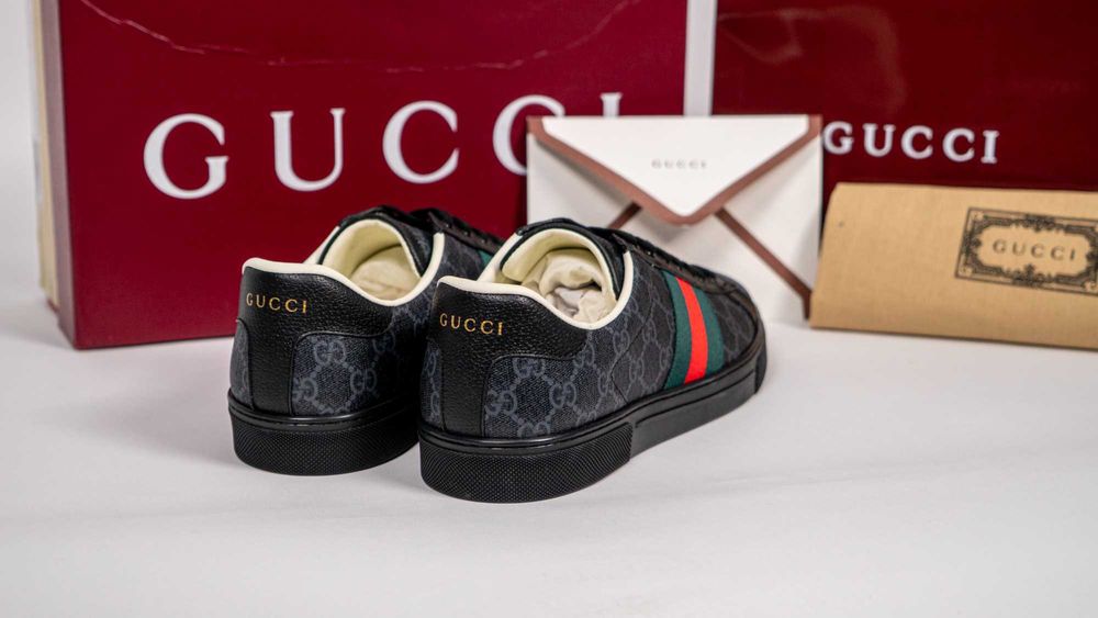 Обувки Gucci Ace sneaker with Web