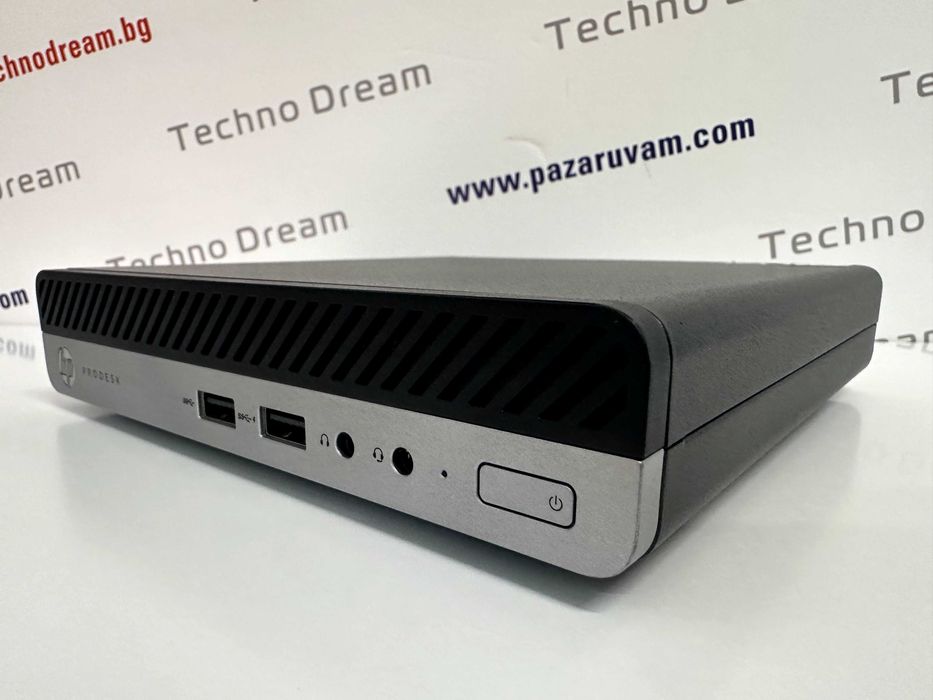 Мини компютър HP ProDesk 400 G4-Intel Core i3-8100T / 8GB RAM / 256GB