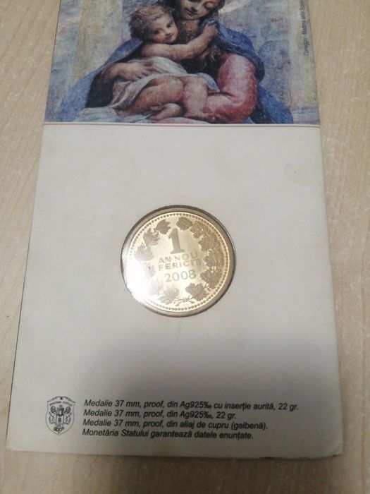 Moneda comemorativa argint