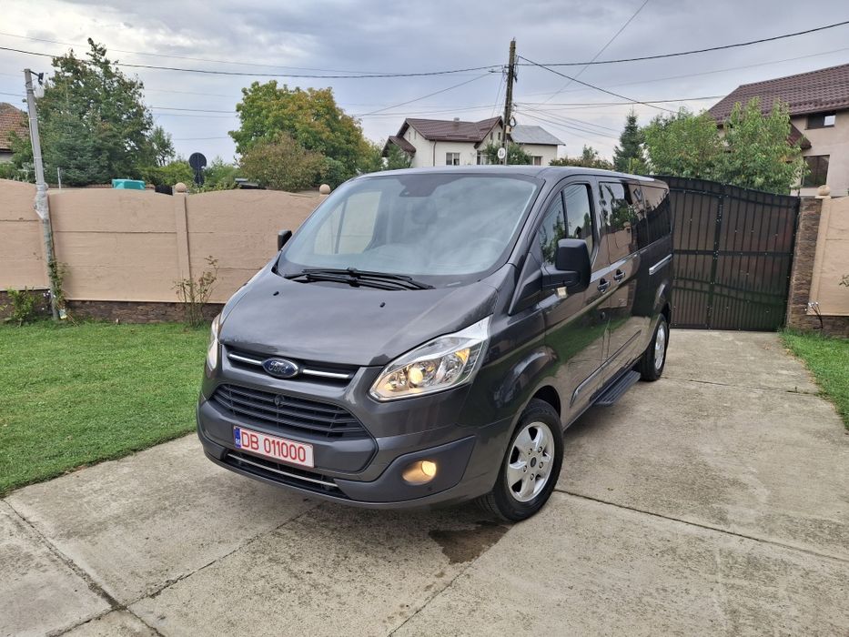 Ford Tourneo transit custom/ 9 locuri/Automată 2.0 170cp /model lung XXL/2018 Rate cu Buletinul