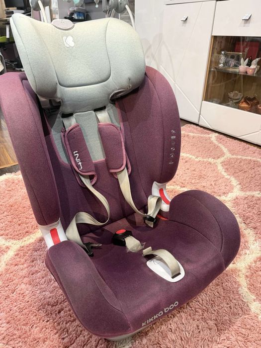 Столче за кола KikkaBoo - 4in1, с IsoFix, 0-36 kg, розово
