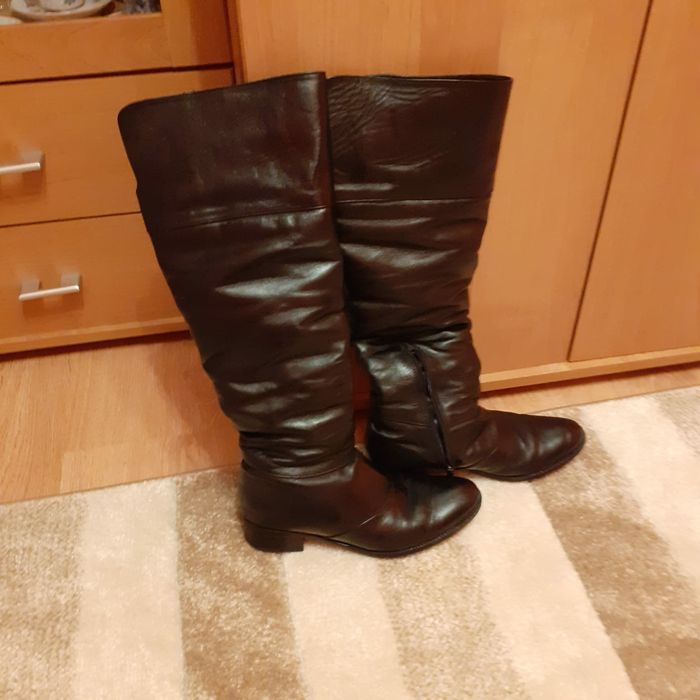 Cizme piele naturală românească mr 35