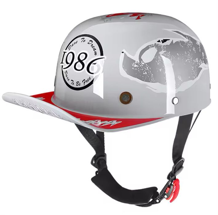 Casca braincap stil sapca moto scuter atv
