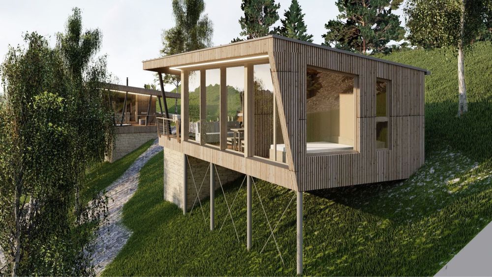 Teren autorizat pentru 4 cabane Muntele Rece