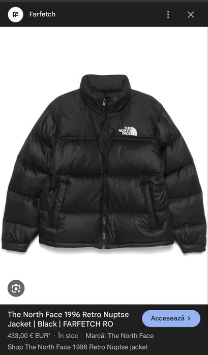 Vand the north face retro nuptse
