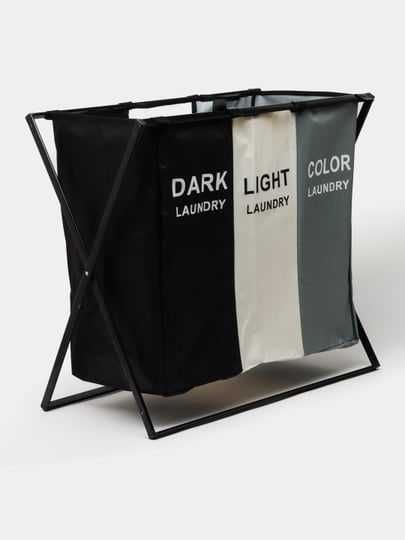 Доставка! Корзина для белья с 3 отделениями Корзина для белья du16