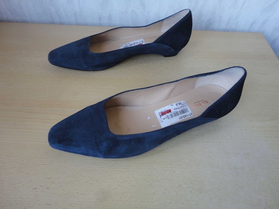 N38,5 Lloyd/естествена кожа/дамски обувки/балерини