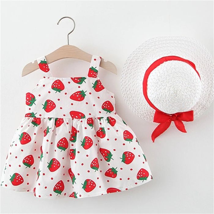 Детска рокличка с шапка