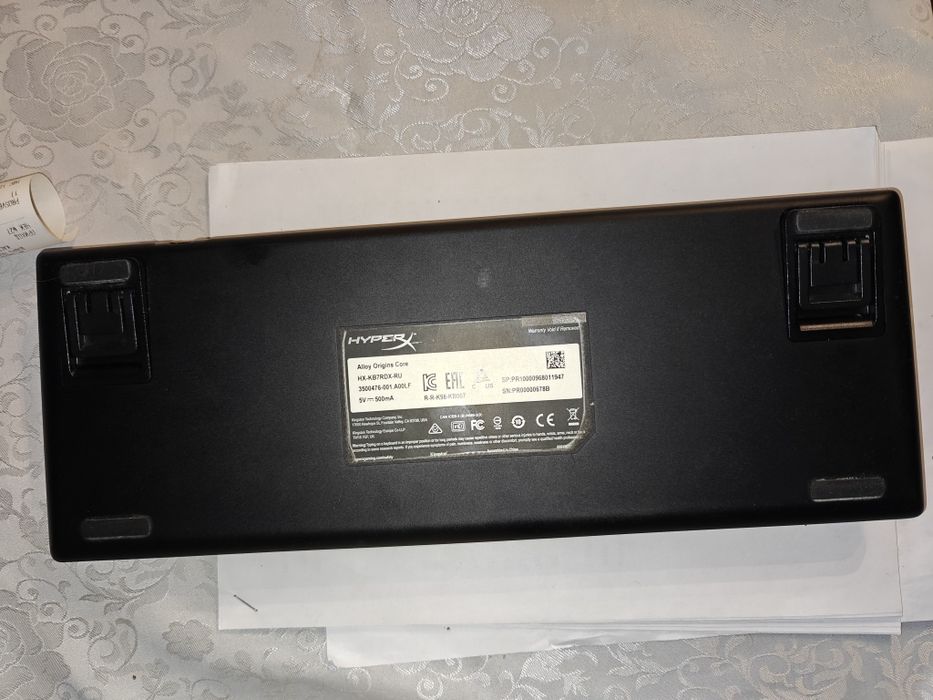 Hyperx клавиатура Alloy Origins core (tkl)