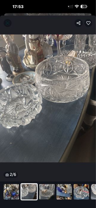 Fructiera cristal gros Bohemia