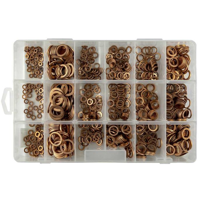 Saibe cupru la set de 900buc.Set saibe cupru groase plate fi3-fi16