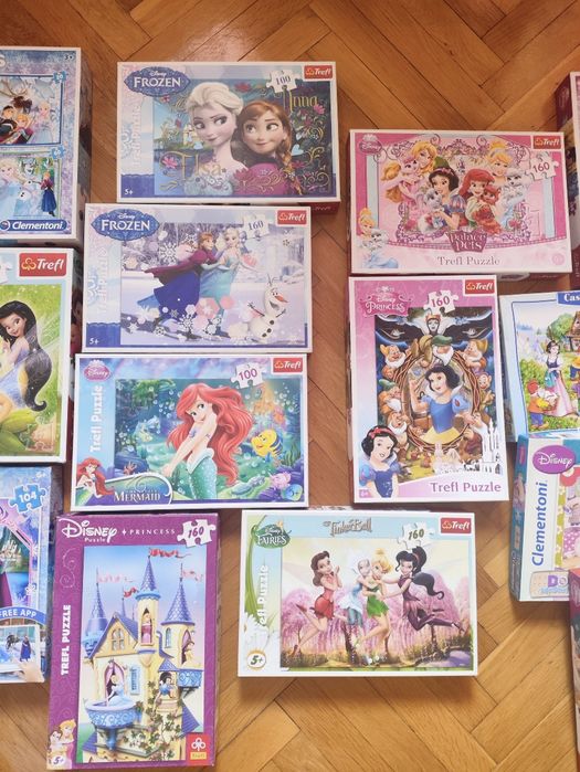 Пъзели 5+ 6+ frozen ariel