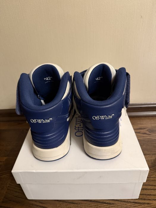 Sneakers Off White Out of Office High Royal Blue