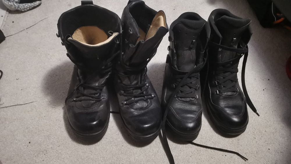 Bocanci unici armata pompieri Haix nr 42  43.5 si 42.5