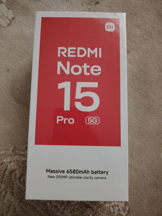 Yangi karobkadan ochlmagan Redmi Note 15 Pro 5G