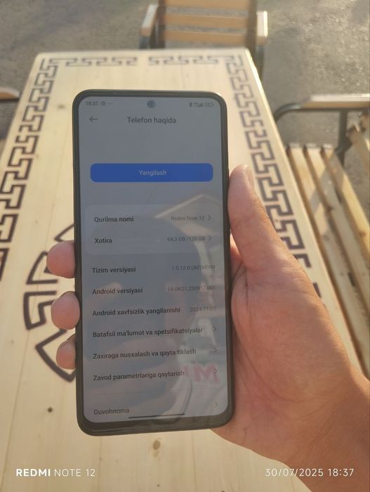 Redmi not 12 sotiladi