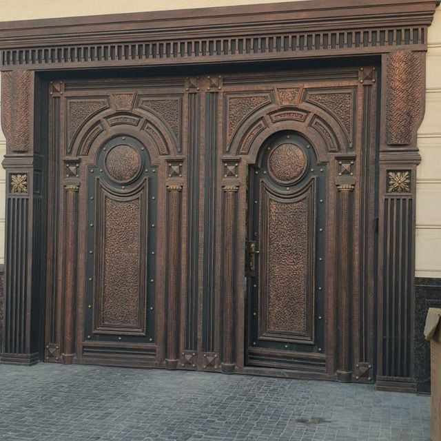 Качественный покраска ворота и решетки