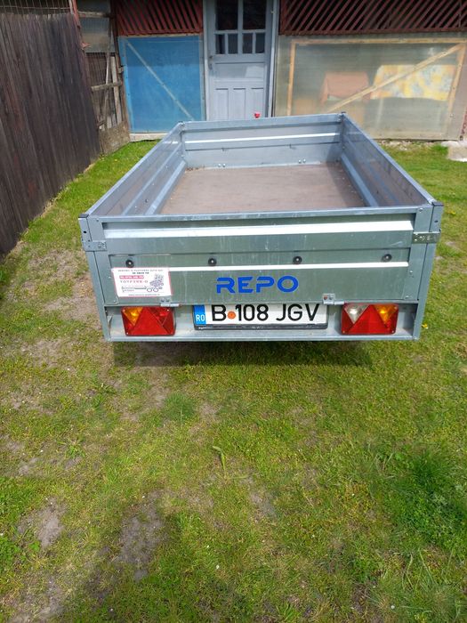 Vand remorca auto repo,750kg,an fabricație 2020..