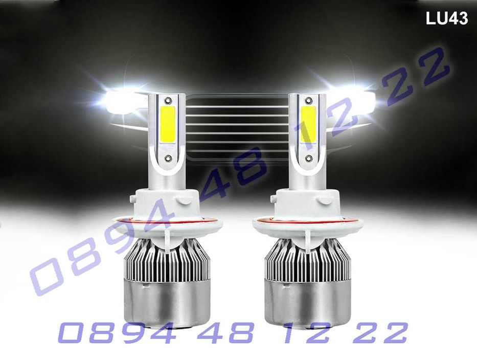 Автомобилни светлини LED крушки за фарове H13 9008 C6 серия