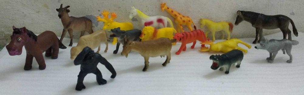 Игрушки - животные (16шт.), цена за все