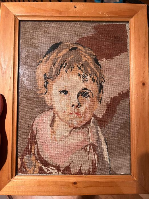 Goblen portret de copil