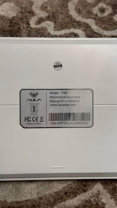 Продается  механическая клавиатура AULA F99 (White/Purple)