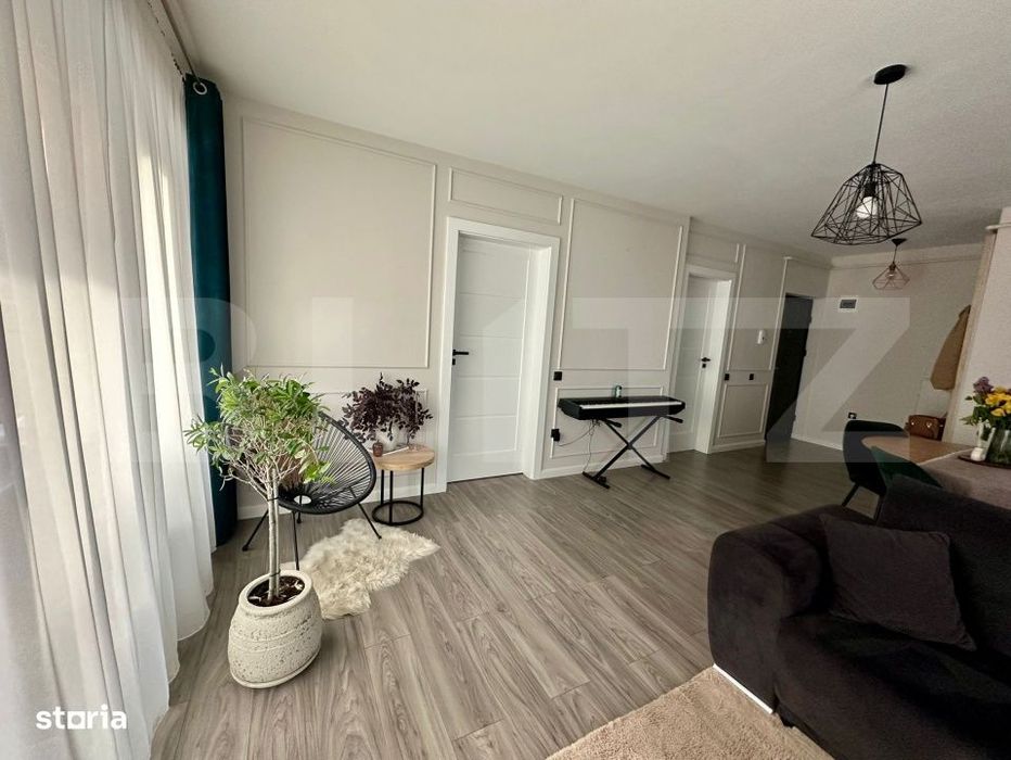 Apartament cu 3 camere, 62 mp utili, zona linistita, in Iris
