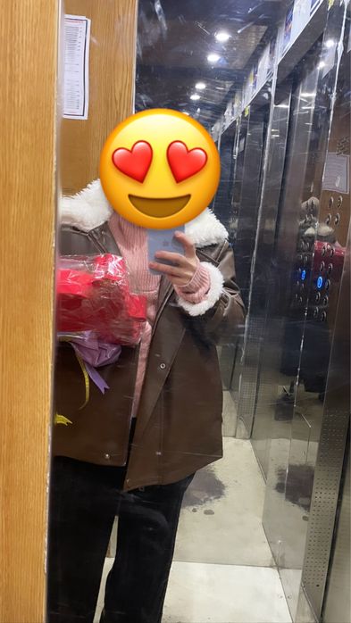 Дубленка кожный женский