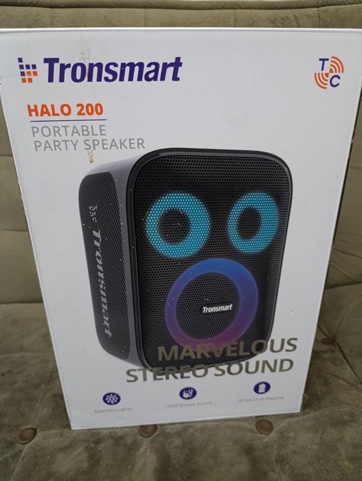 Tronsmart Halo 200 | 120 Вт | Караоке колонка| Полная комплектация