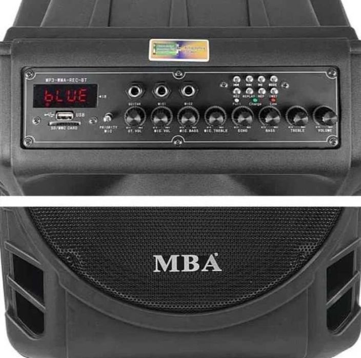 Караоке активна колона 8900 Професионална MBA 15 инча 5000W