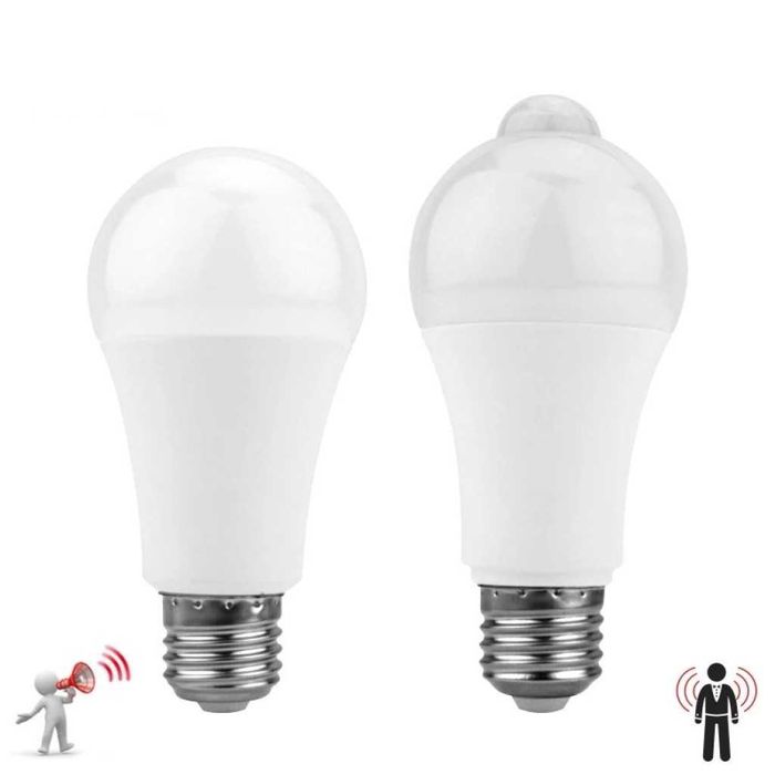 Лампа LED със сензор за движение 220V