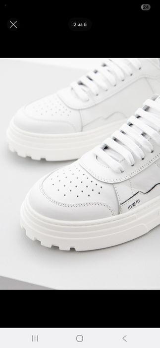 Кеды из натуральной кожи