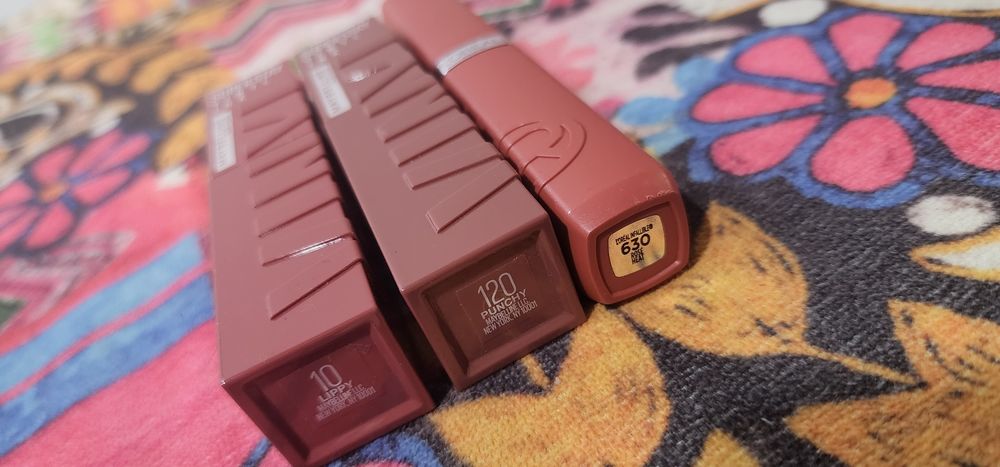 2 Maybelline Vinyl + L'oreal Infallible lipstick