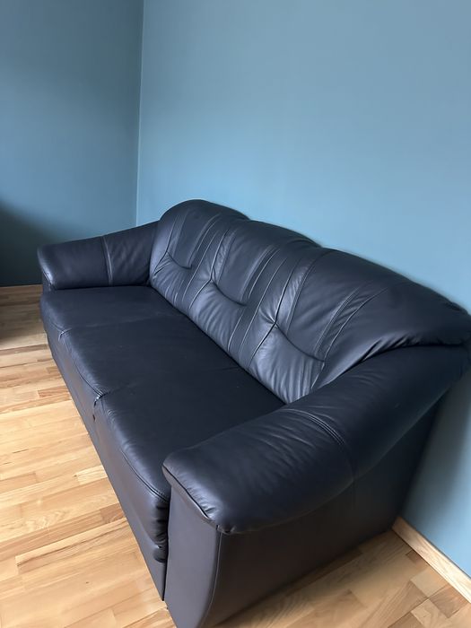 Set Canapea+Fotoliu din piele